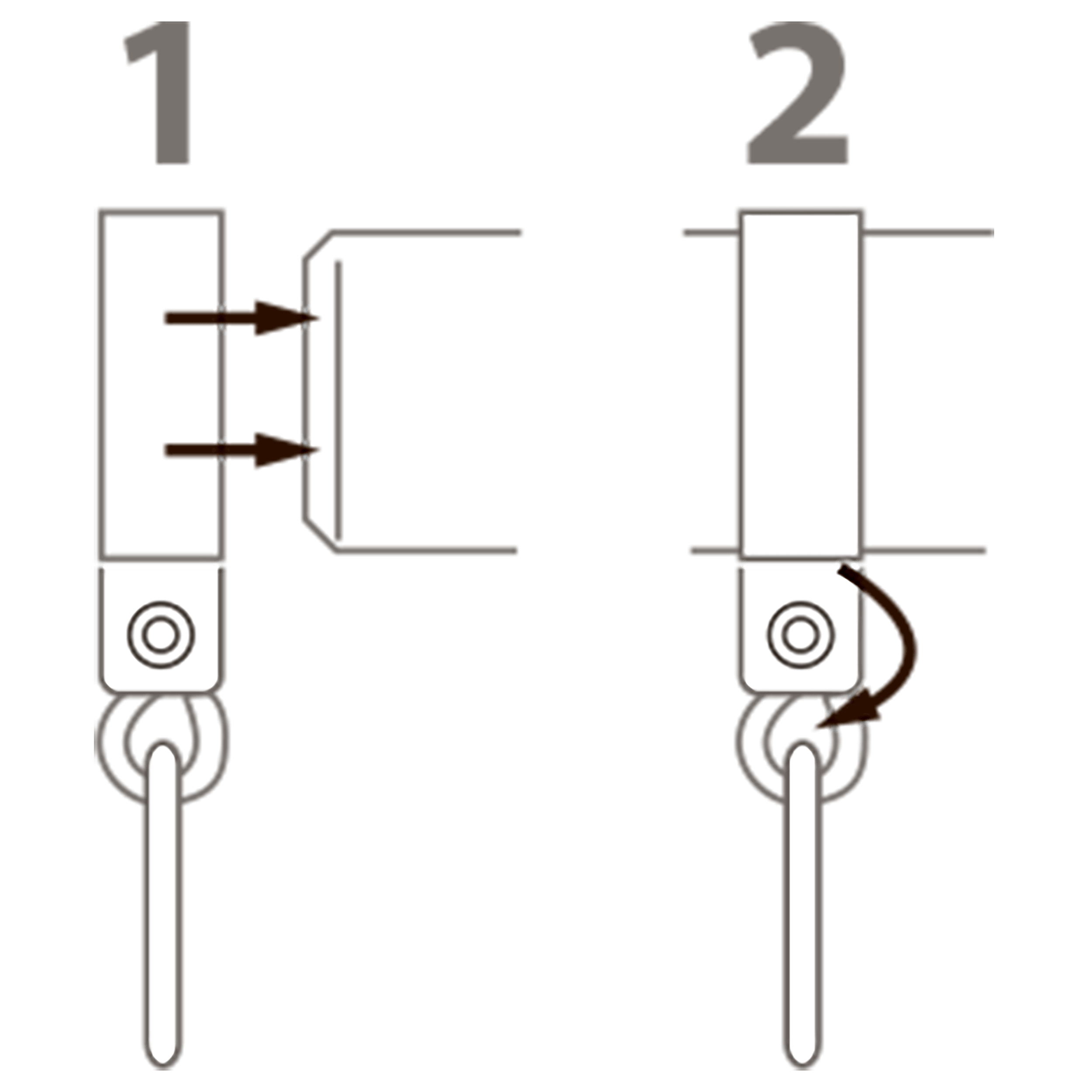 Schaukelschelle mit Karabiner