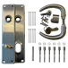 Nebeneingangstür Profilverkleidung inkl. Zarge und Montageset links 88,6 x 197,8 cm