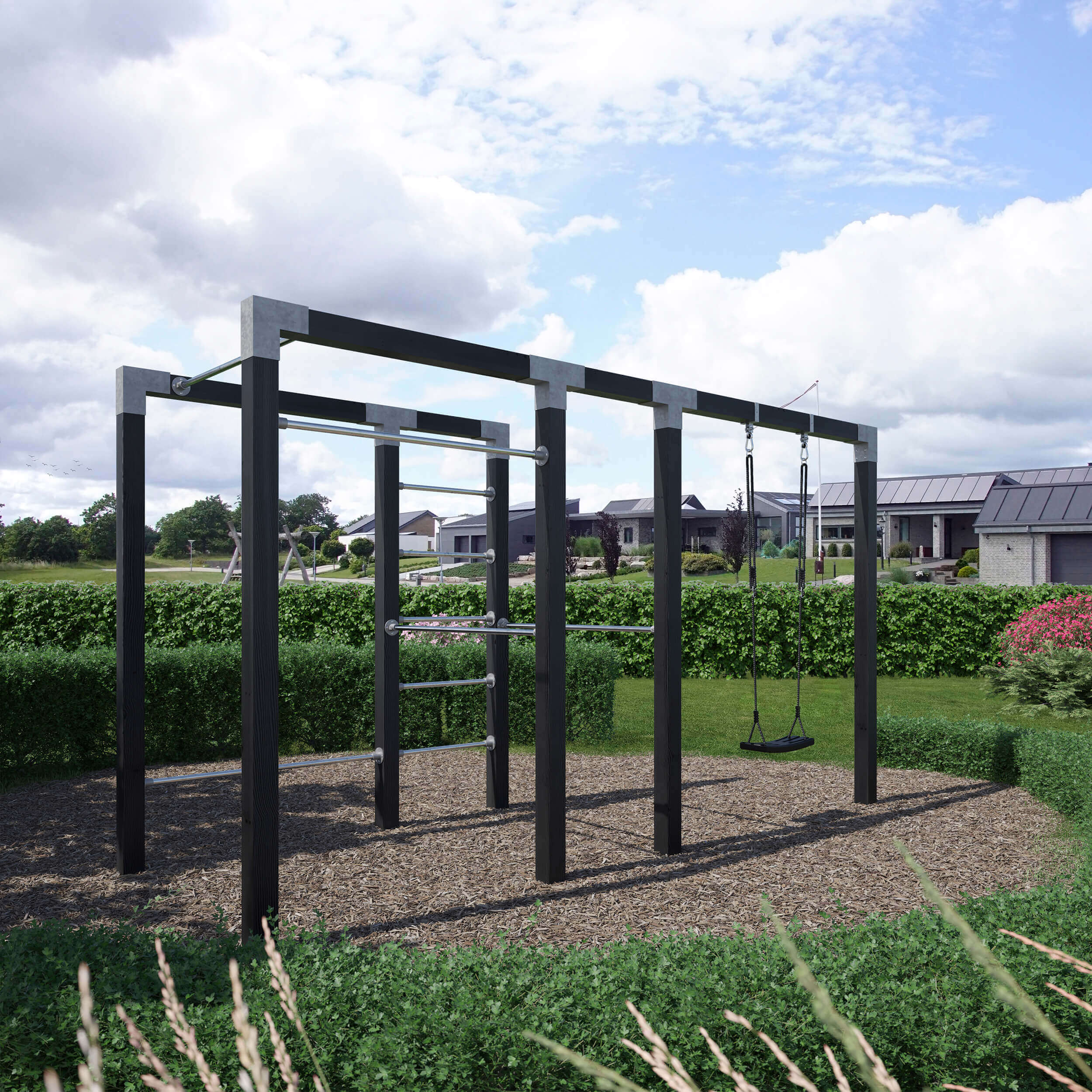 Outdoor Fitness Modell 3 Schwarz