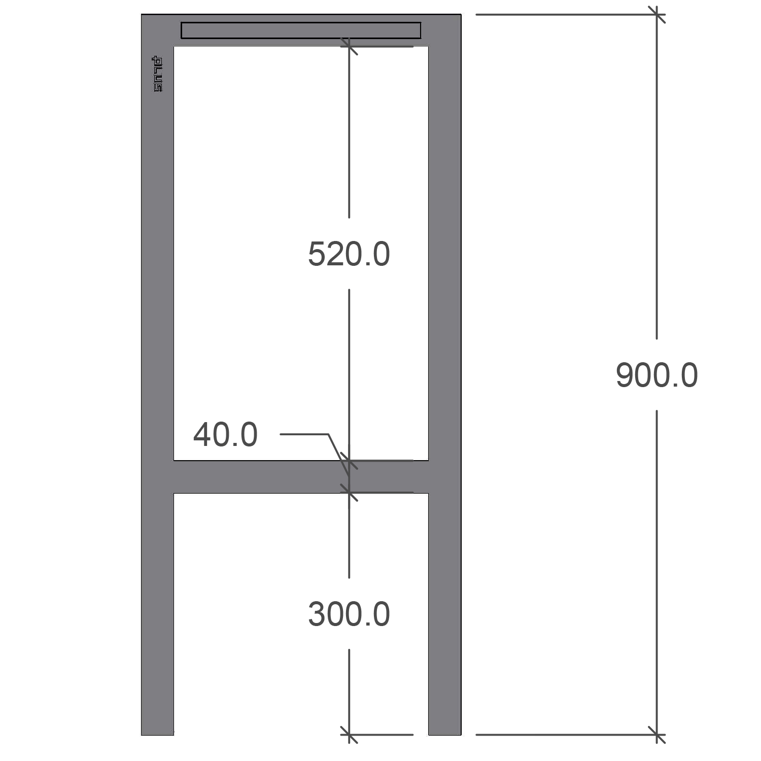 Pflanzen- oder Anrichtetisch 110 cm
