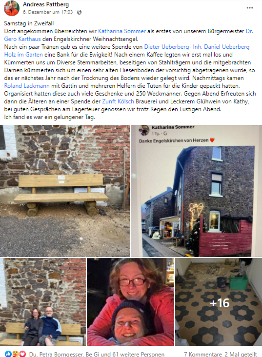 Fluthilfe gut angekommen